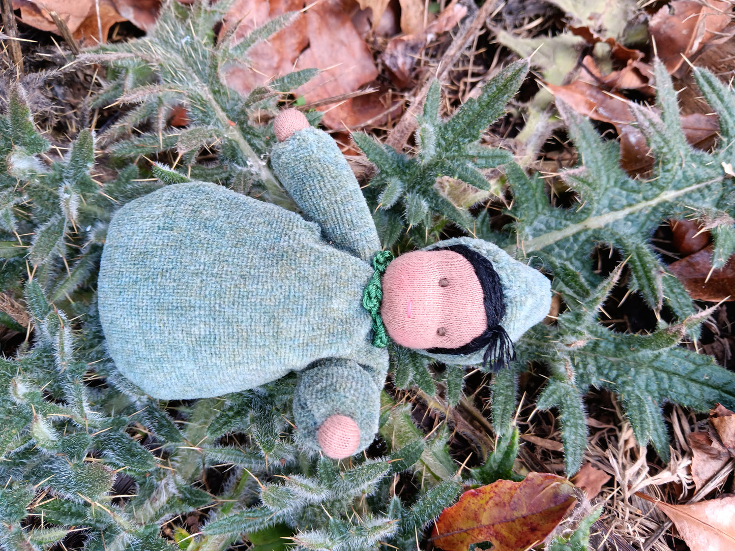 FlaxLavender Bunting Mossy