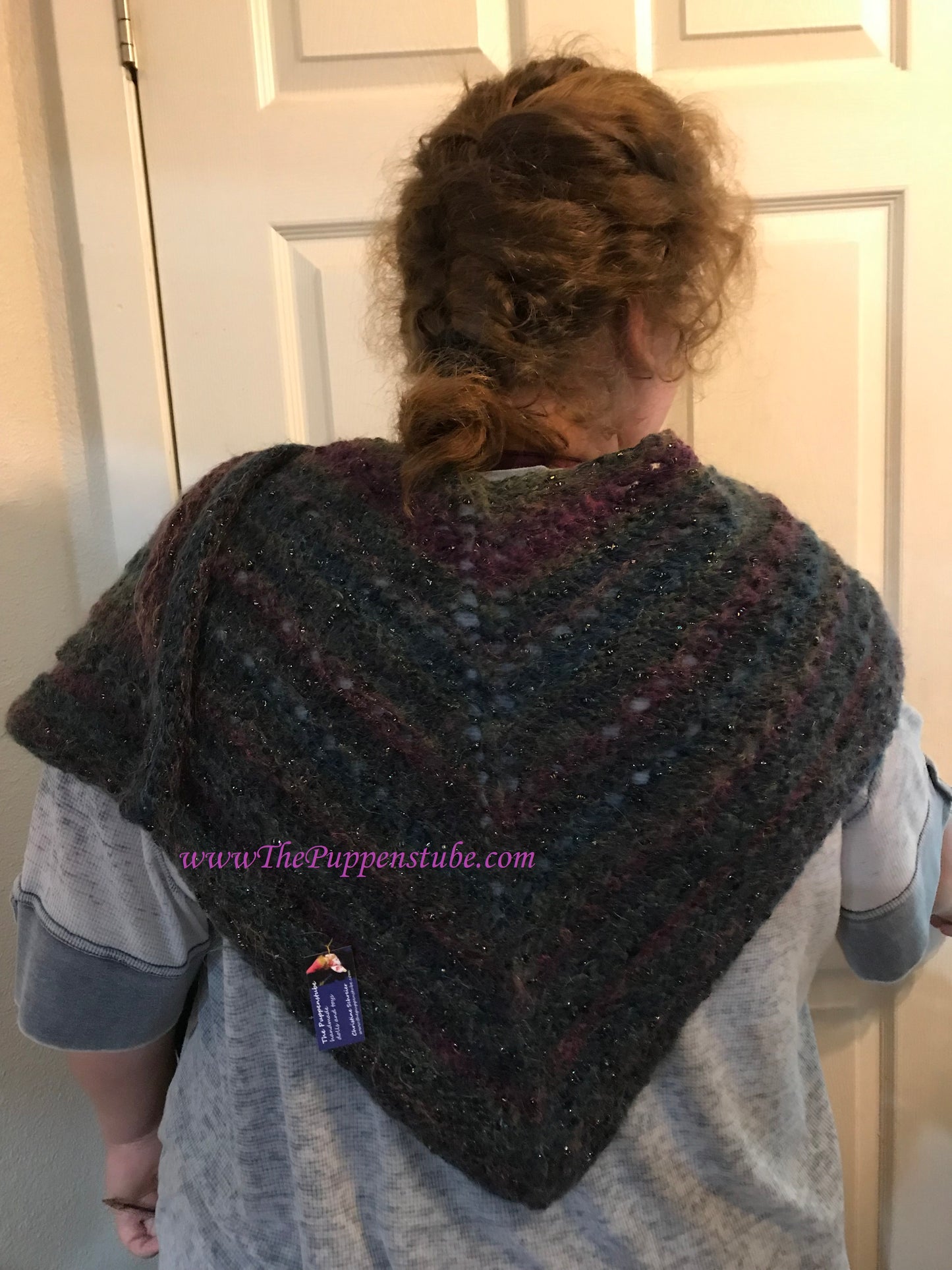 Sparkly Chevron Shawl