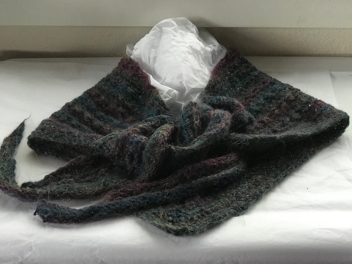 Sparkly Chevron Shawl