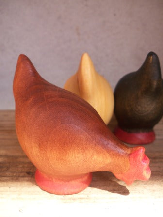 Pecking Chicken - Reddish Brown